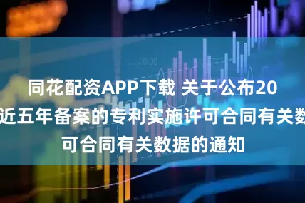 同花配资APP下载 关于公布2024年度及近五年备案的专利实施许可合同有关数据的通知